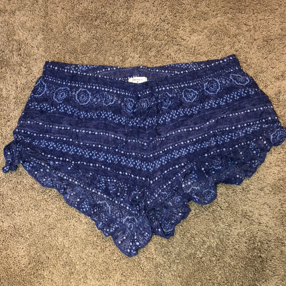 Frilly pajama  shorts